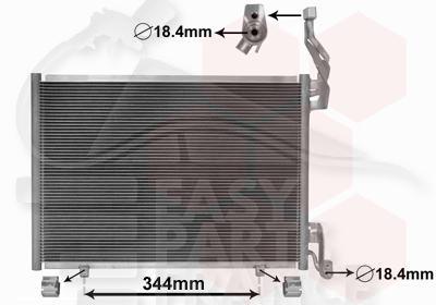 CONDENSEUR 1.6 TDCI 11/13→ 540 X 348 X 16 Pour FORD B MAX - FD200 10/12→