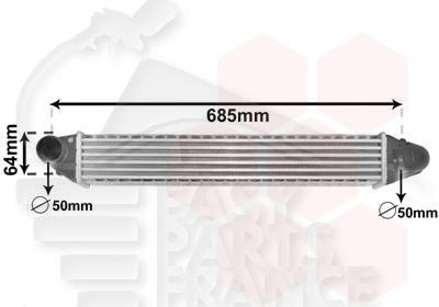ECHANGEUR 1.8 - 1.9 TDI - 570 X 96 X 85 Pour FORD GALAXY - FD081 04/00→12/05