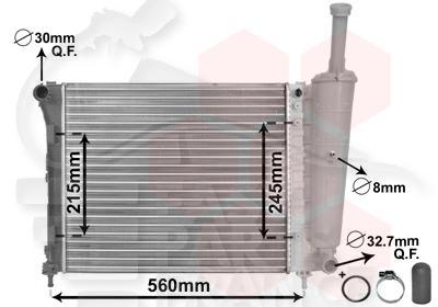 RADIA 1.2I 8V 480 X 415 X 18 Pour FORD KA - FD091 11/08→08/16