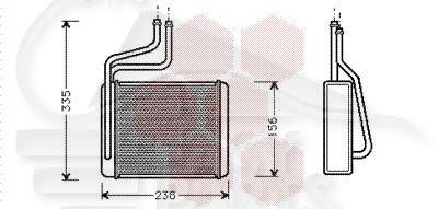 RADIA DE CHAUF TT TYPES 195 X 148 X 40 Pour FORD MONDEO - FD132 09/00→06/03