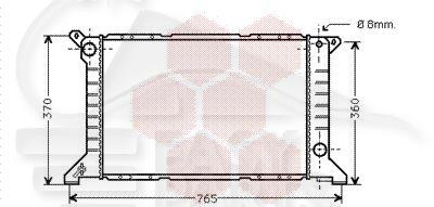 RADIA 2.5 D S/CLIM 600 X 332 X 32 Pour FORD TRANSIT MK5 - FD192 07/94→02/00