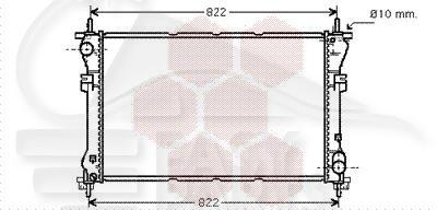 RADIA 2.0 D KW55 - 2.0 TDI/TDCI 770 X 400 X 26 Pour FORD TRANSIT MK6 - FD193 03/00→07/06