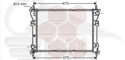 RADIA 2.4TD/TDDI 620 x 400 x 26 Pour FORD TRANSIT MK6 - FD193 03/00→07/06