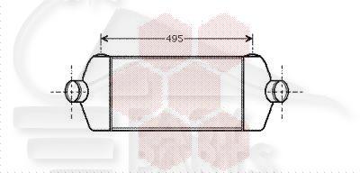 ECHANGEUR DIESEL 400 X 145 X 62 Pour FORD TRANSIT MK7 - FD194 08/06→02/14