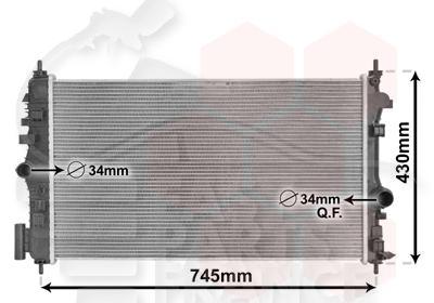 RADIA 2.0 CDTI BM MOT A20DTE/A20DTJ/A20DTE/A20DTH/A20DTR 680 X 398 X 26 Pour OPEL INSIGNIA - OP091 11/13→02/17