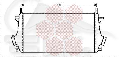 ECHANGEUR 2.0I/2.8I - 2.0 CDTI 665 X 362 X 32 Pour OPEL INSIGNIA - OP091 11/13→02/17