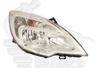 OPT D H1+H7 ELECT A/MOTEUR F/CHROME Pour OPEL MERIVA - OP102 07/10→12/13