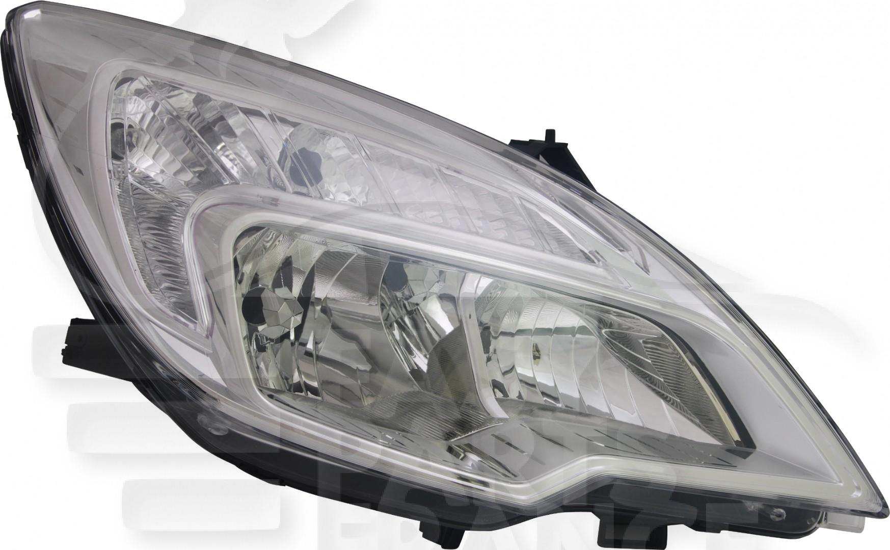 OPT D H1+H7 ELECT A/MOTEUR F/CHROME Pour OPEL MERIVA - OP102 04/10→03/13