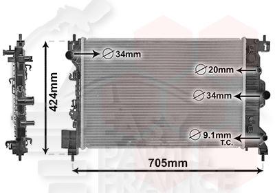 RADIA 1.6I/1.8I Pour OPEL MOKKA - OP190 01/13→09/16