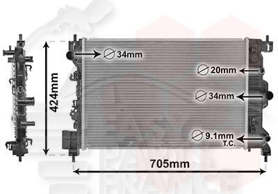 RADIA 1.6I/1.8I Pour OPEL MOKKA - OP190 01/13→03/16