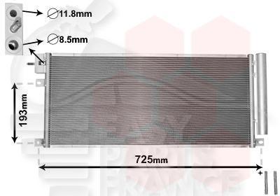 CONDENSEUR 1.4I ECOTEC BA 690 X 312 X 17 Pour OPEL MOKKA - OP190 01/13→03/16