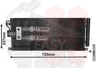 CONDENSEUR 1.7 CDTI 690 X 310 X 17 Pour OPEL MOKKA - OP190 01/13→03/16