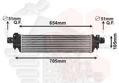 ECHANGEUR 1.6/1.7 CDTI Pour OPEL MOKKA - OP190 01/13→03/16