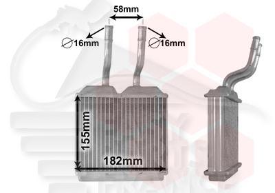 RADIA DE CHAUF TT TYPES 159 X 190 X 32 Pour OPEL TIGRA - OP170 11/94→08/04