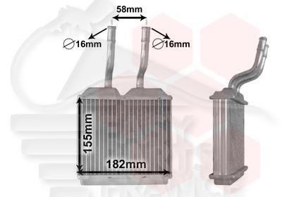 RADIA DE CHAUF TT TYPES 159 X 190 X 32 Pour OPEL TIGRA - OP170 11/94→08/04