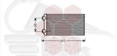 RADIA DE CHAUF TT TYPES M/VALEO 265 X 149 X 0 Pour NISSAN PRIMASTAR - NS290 01/01→10/06