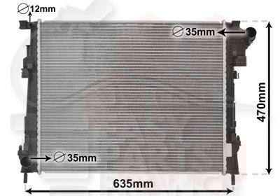 RADIA 2.0 CDTI →09/11 - 560 X 449 X 26 Pour RENAULT TRAFIC - RN143 01/07→05/14