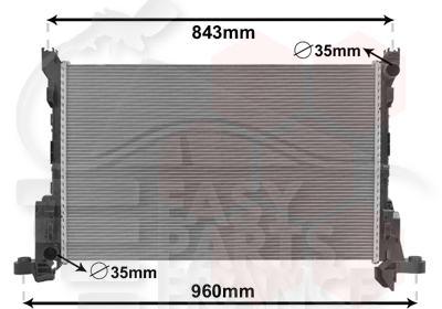 RADIA DIESEL TT TYPES 750 X 480 X 26 Pour OPEL VIVARO - OP142 09/14→08/19