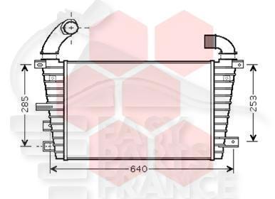 ECHANGEUR 1.7 CDTI 81KW & 92KW 523 X 332 X 27 Pour OPEL ZAFIRA - OP181 09/05→12/07