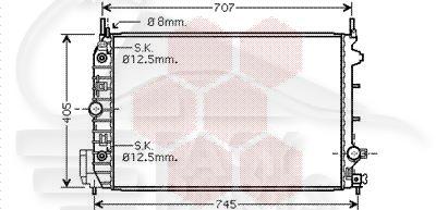 RADIA 1.9 MJTD BA 650 X 415 X 34 Pour FIAT CROMA - FT062 06/05→12/07