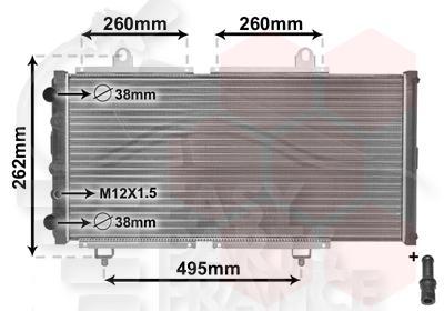 RADIA 2.5D →04/85 825 X 415 X 32 Pour CITROEN C25 - CT135 11/81→