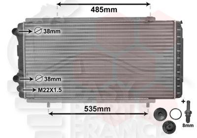 RADIA 2.0I S/CLIM 790 X 414 X 34 Pour FIAT DUCATO - FT081 10/94→12/01