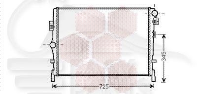 RADIA 2.4/3.6 ESS - 2.0 JTD 638 X 458 X 16 Pour FIAT FREEMONT - FT260 04/11→