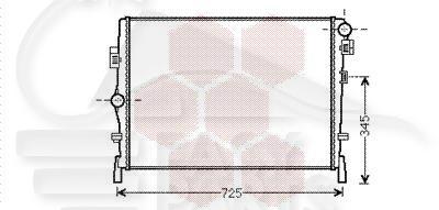 RADIA 2.4/3.6 ESS - 2.0 JTD 638 X 458 X 16 Pour FIAT FREEMONT - FT260 04/11→08/14