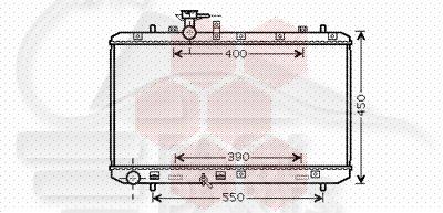 RADIA 1.6 373 X 710 X 16 Pour FIAT SEDICI - FT200 03/06→