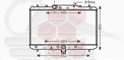 RADIA 1.9 D 373 X 643 X 27 Pour FIAT SEDICI - FT200 03/06→