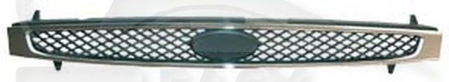 GRILLE DE CALANDRE CHROMEE Pour FORD FIESTA - FD034 04/02→09/05