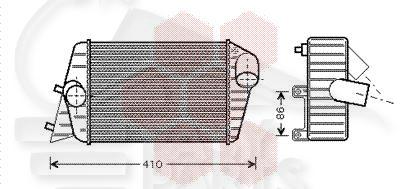 ECHANGEUR 1.9 JTD 240 X 175 X 64 Pour FIAT STILO 3 PTES - FT230 10/01→