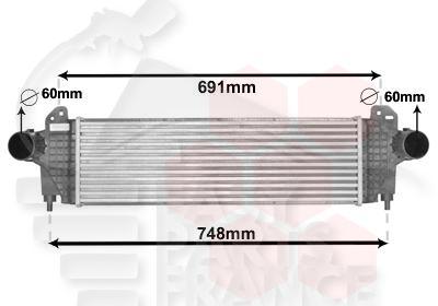 ECHANGEUR 3.0 TDI 600 X 190 X 64 Pour IVECO DAILY - IV016 09/11→05/14