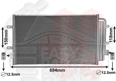 CONDENSEUR TT TYPES 560 X 351 X 16 Pour IVECO DAILY - IV017 06/14→10/19