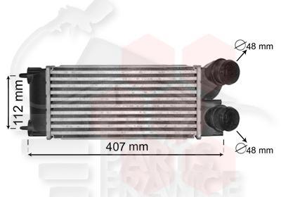 ECHANGEUR 1.6HDI - DV6TED4 110/90 FAP 300 X 147 X 80 Pour CITROEN BERLINGO - CT033 04/08→03/12