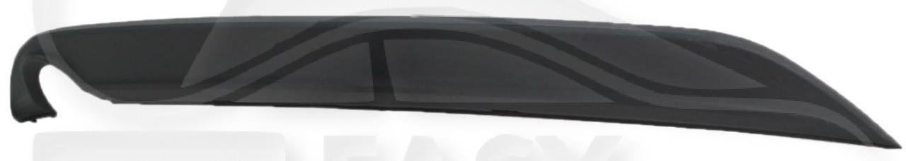 SPOILER PC AR NOIR SIMPLE SORTIE ECH A GAUCHE Pour VOLKSWAGEN GOLF SPORTSVAN -VO063 05/14→09/17