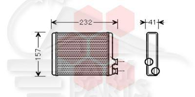 RADIA DE CHAUF TT TYPES 180 X 152 X 32 Pour CITROEN C3 - CT062 09/09→05/13