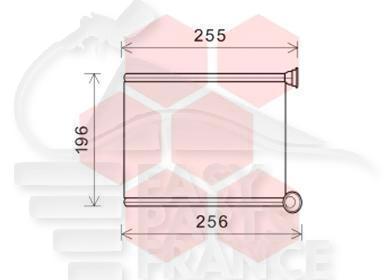 RADIA DE CHAUF TT TYPES 170 X 232 X 27 Pour CITROEN C3 PICASSO - CT066 12/12→