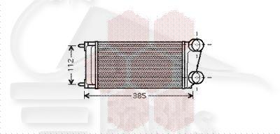 ECHANGEUR1.6 HDI 300 X 147 X 85 Pour CITROEN C4 - CT078 09/04→09/08