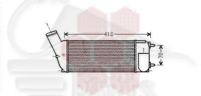 ECHANGEUR 2.0 HDI 300 X 135 X 85 Pour CITROEN C4 - CT078 09/04→09/08