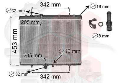 RADIA 2.0 HDI 378 X 563 X 27 Pour CITROEN C4 - CT082 10/10→12/17