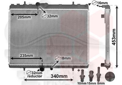 RADIA 2.0 16V/HDI BA 380 X 558 X 27 Pour CITROEN C5 - CT101 09/04→12/07