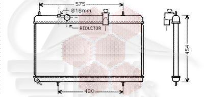 RADIA 3.0 24V 380 X 707 X 33 Pour CITROEN C5 - CT101 09/04→12/07