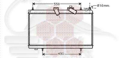 RADIA 2.7 HDI 380 X 707 X 33 Pour CITROEN C5 - CT102 01/08→09/10