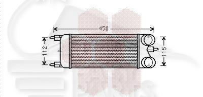 CONDENSEUR 1.6 THP - 1.6 HDI MOT 9HR DV6C/9HL DV6C 535 X 357 X 16 Pour CITROEN C5 - CT103 01/11→