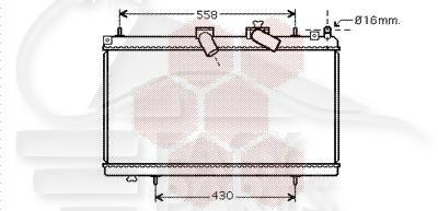 RADIA 2.7 HDI 380 X 707 X 33 Pour CITROEN C6 - CT110 01/05→