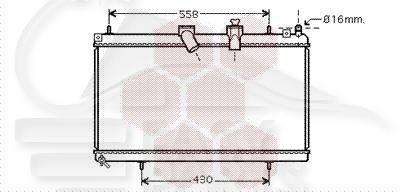 RADIA 2.2 HDI 380 X 707 X 33 Pour CITROEN C6 - CT110 01/05→