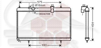 RADIA 3.0 24V BA 380 X 707 X 33 Pour CITROEN C6 - CT110 01/05→