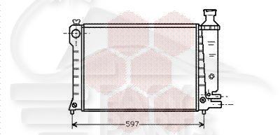 RADIA 2.0 8V/16V -S/CLIM 530 X 377 X 23 Pour CITROEN XM - CT220