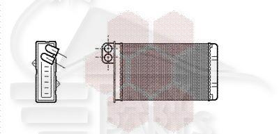 RADIA DE CHAUF TT TYPES 290 x 155 x 40 Pour CITROEN XM - CT220